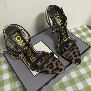 Tom Ford Brown Leopard Heels